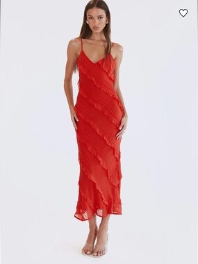 Princess Polly Lars Maxi Dress Red